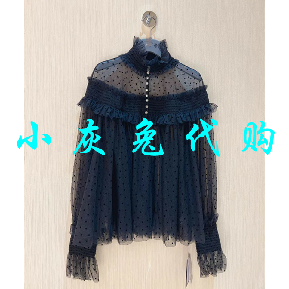长袖网纱蕾丝专柜蕾丝