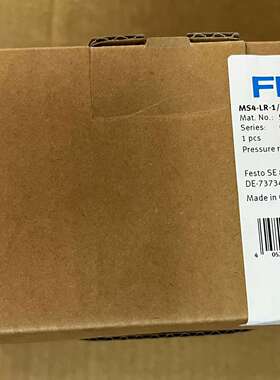 576851费斯托减压阀MS4-LR-1/4-D6-AS-W议价