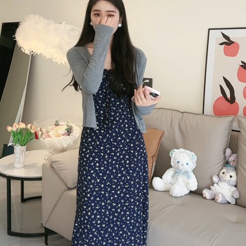长裙防晒气质女夏碎花韩版