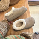 小土豆厚底雪地靴女包跟2025冬季新款增高皮毛一体保暖棉鞋勃肯鞋