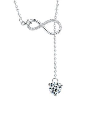 泰式 无限循环创世纪系列 ｜流苏项链女时尚百搭莫桑石闪耀吊坠