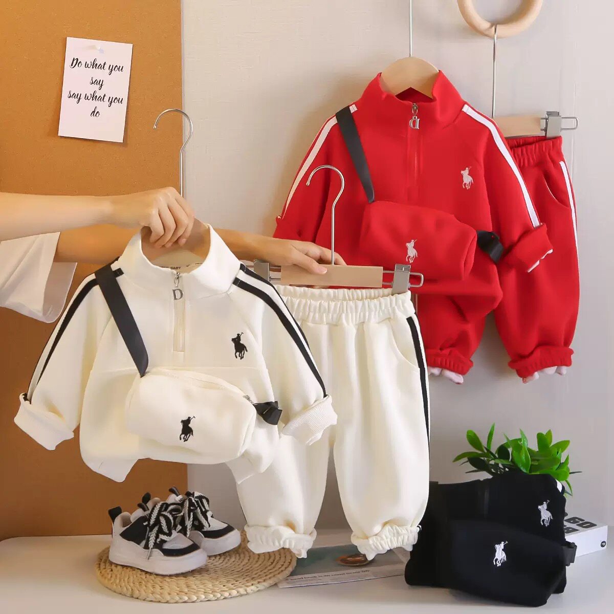 男童卫衣套装2026新款儿童春秋款运动服两件套宝宝秋季衣服潮