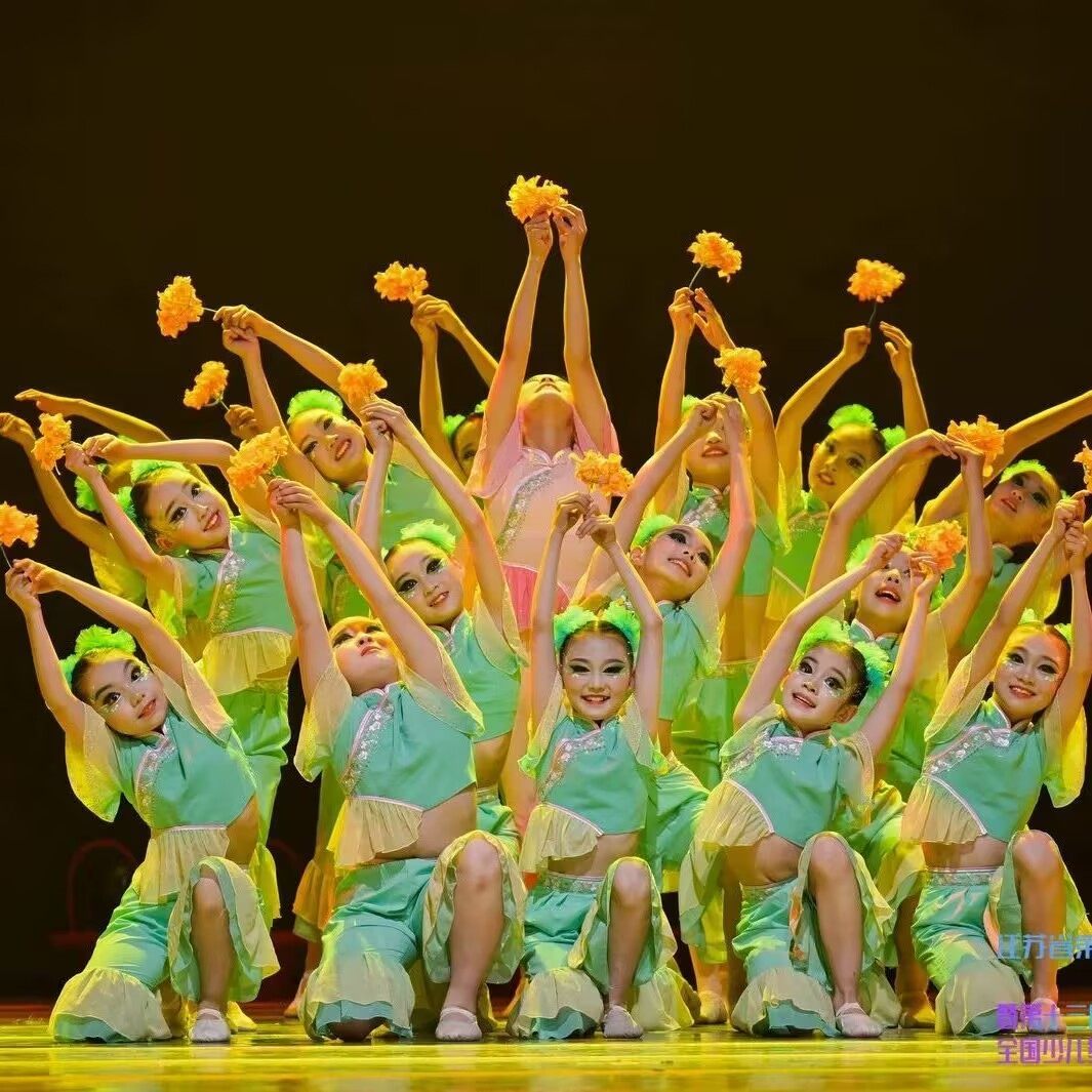 童花儿挑挑表演服女童中国风舞蹈服花挑娃娃跳春来女童古典舞服,童装/婴儿装/亲子装,儿童演出服,淘宝优惠券,粉丝福利购,淘宝优惠卷