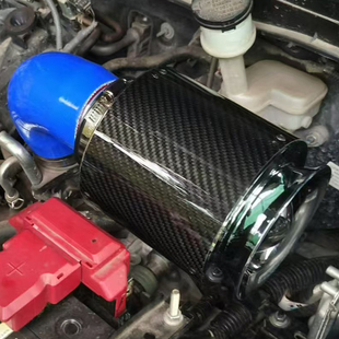 汽車通用空氣濾清器改裝 冬茹頭碳纖進氣管風箱高流量蘑菇頭空氣濾
