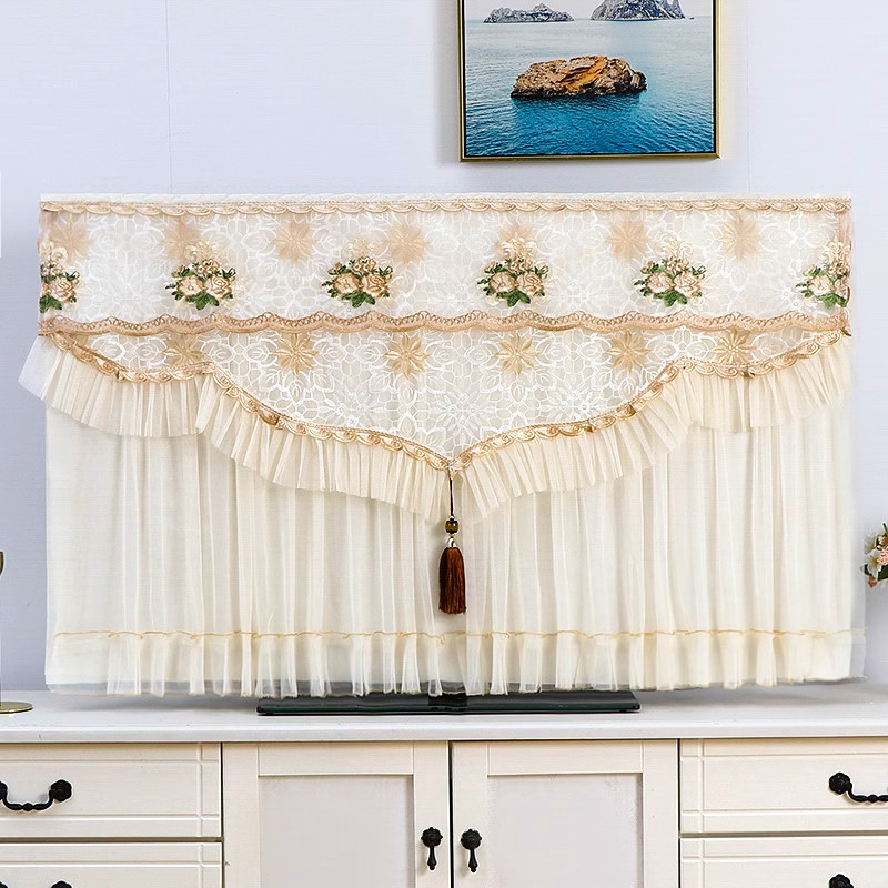 新款液晶电视机防尘罩电视罩75电视套55寸65挂式盖布盖巾电视布