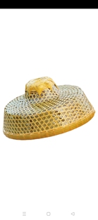 海边风情竹编竹帽渔夫渔民帽道具舞蹈帽 装饰帽 遮阳斗笠帽海南帽