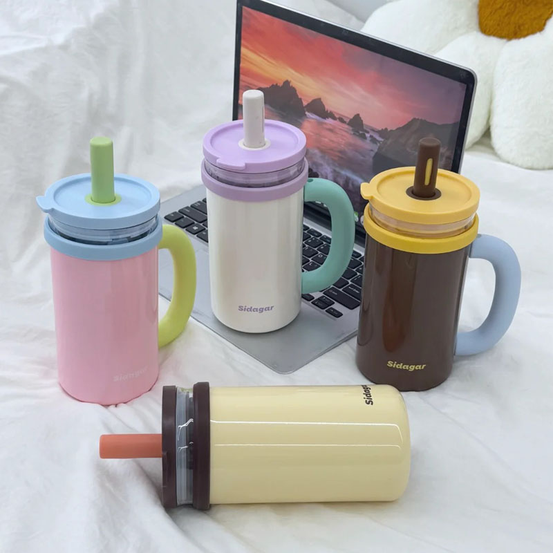 世大家保温杯玻璃内胆水杯高颜值