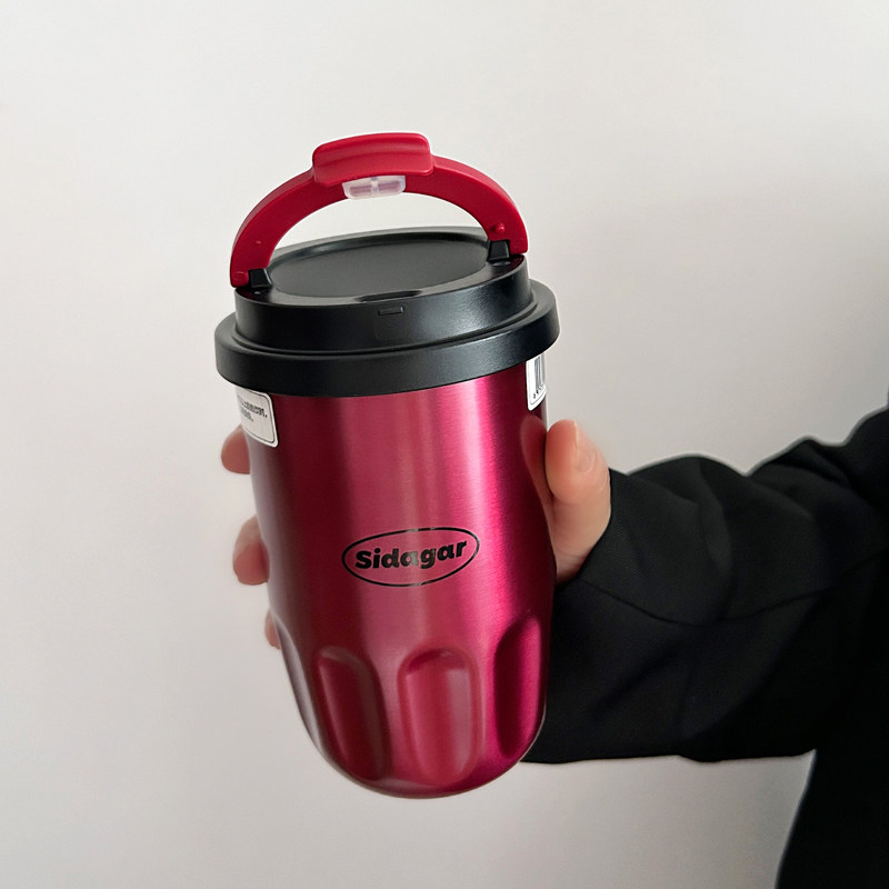 世大家咖啡杯保温杯女生高颜值陶瓷内胆便携外带杯子学生新款水杯