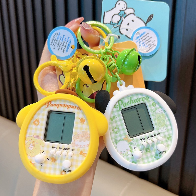 正版明星茶会俄罗斯方块游戏机钥匙扣挂件地鼠机书包挂饰