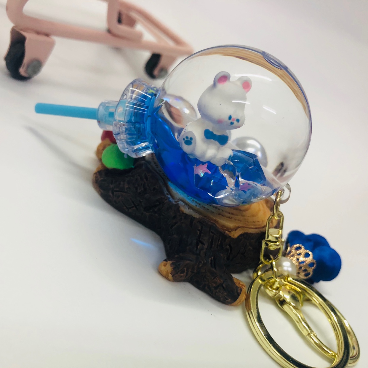 挂饰钥匙扣挂件开乐亚克力少女心