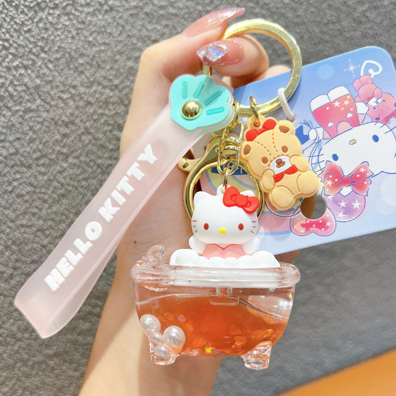 钥匙扣钥匙圈沃安少女心