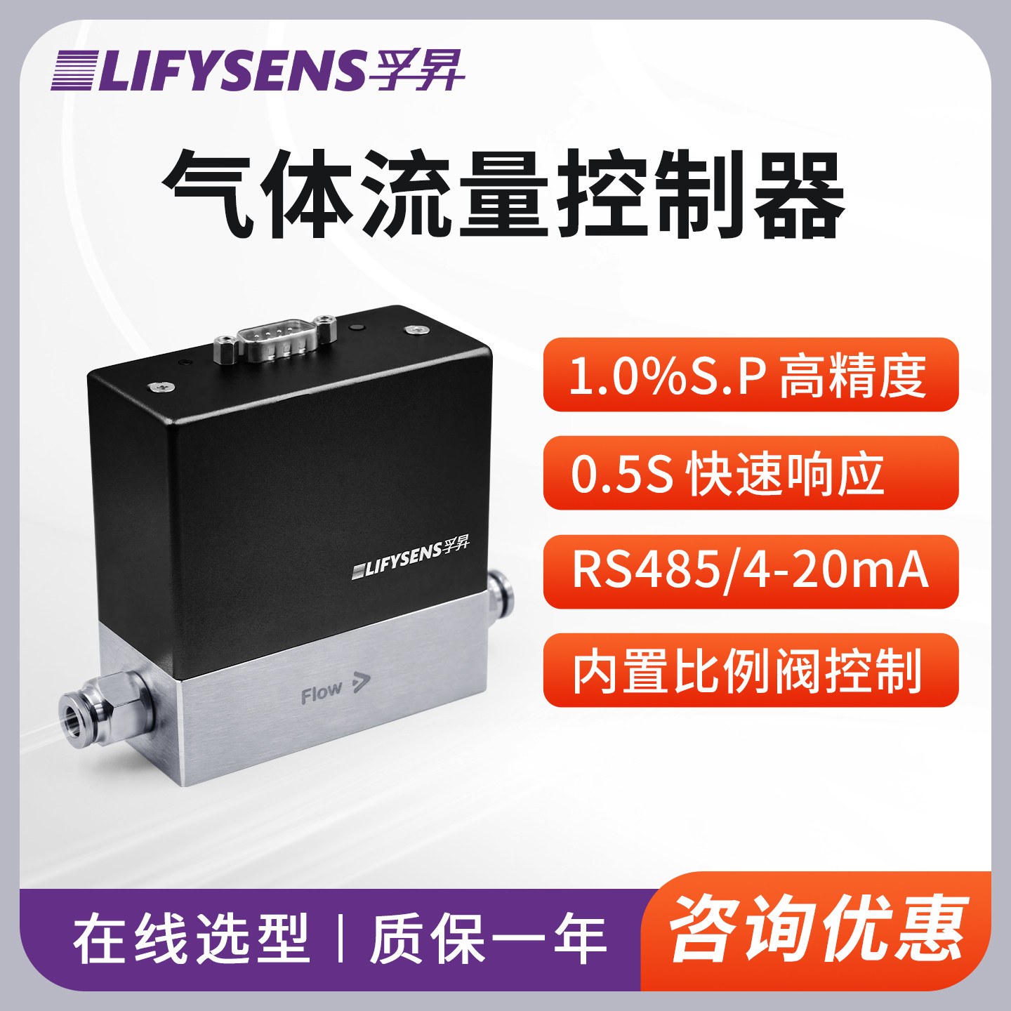 Lifysens孚昇气体流量控制器