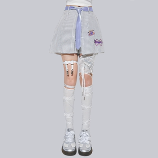 夏季 半身裙裤 显瘦绝美短裤 a字美式 饭粒家 男友假衬衫 原创设计法式