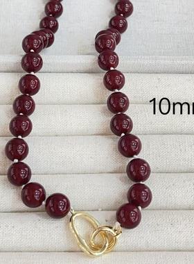 酒红色项链PeRinFancy珀琳配饰