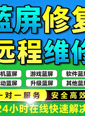 无忧win10/11电脑蓝屏修复电脑蓝屏问题解决dump文件分析游戏修复