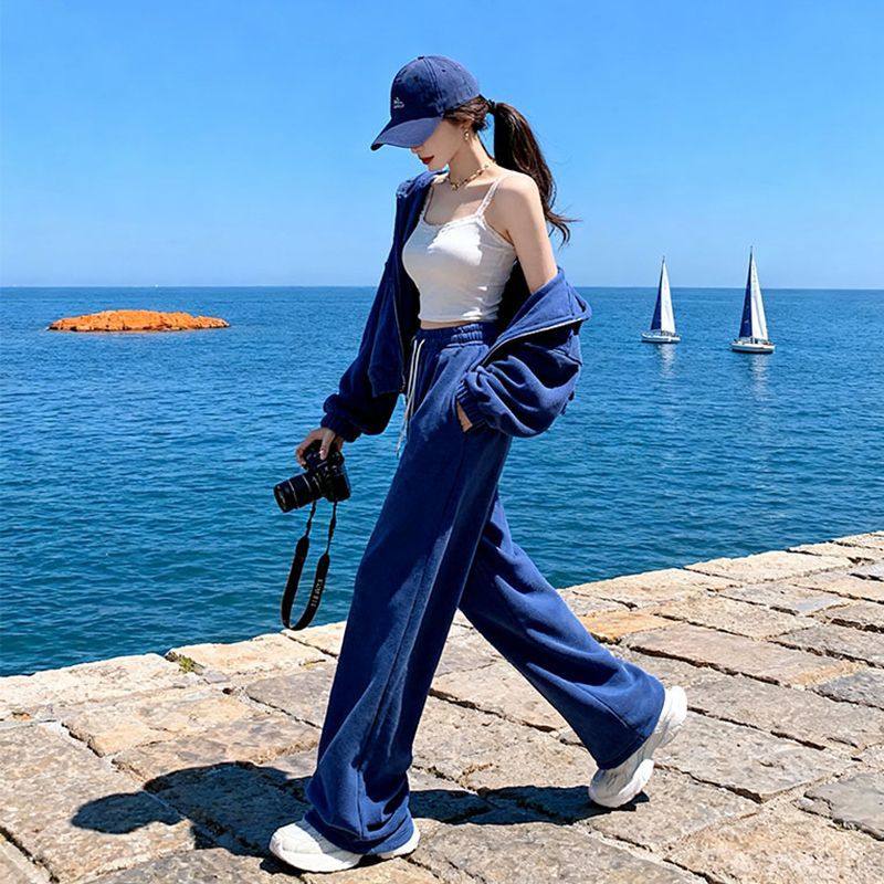 欧货休闲运动套装女秋冬20