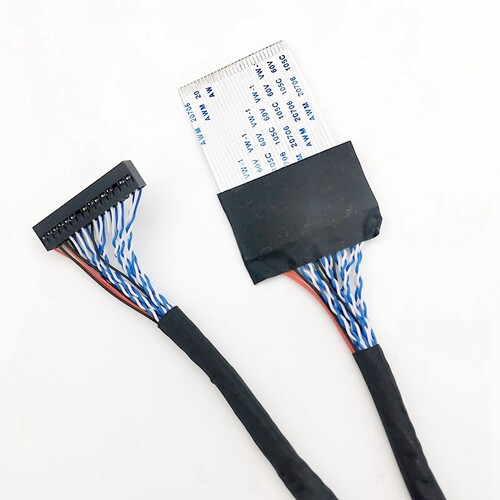 30P双8焊接LVDS屏线LTM190BT07 LTM230HT05-V LTM200KT P-TWO接口