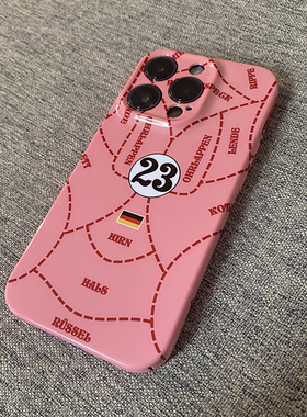 适用保时捷粉猪勒芒911苹果16ProMax全包iPhone15华为Pura70Ultra软套VivoX100小米14三星S24硬红米K70手机壳