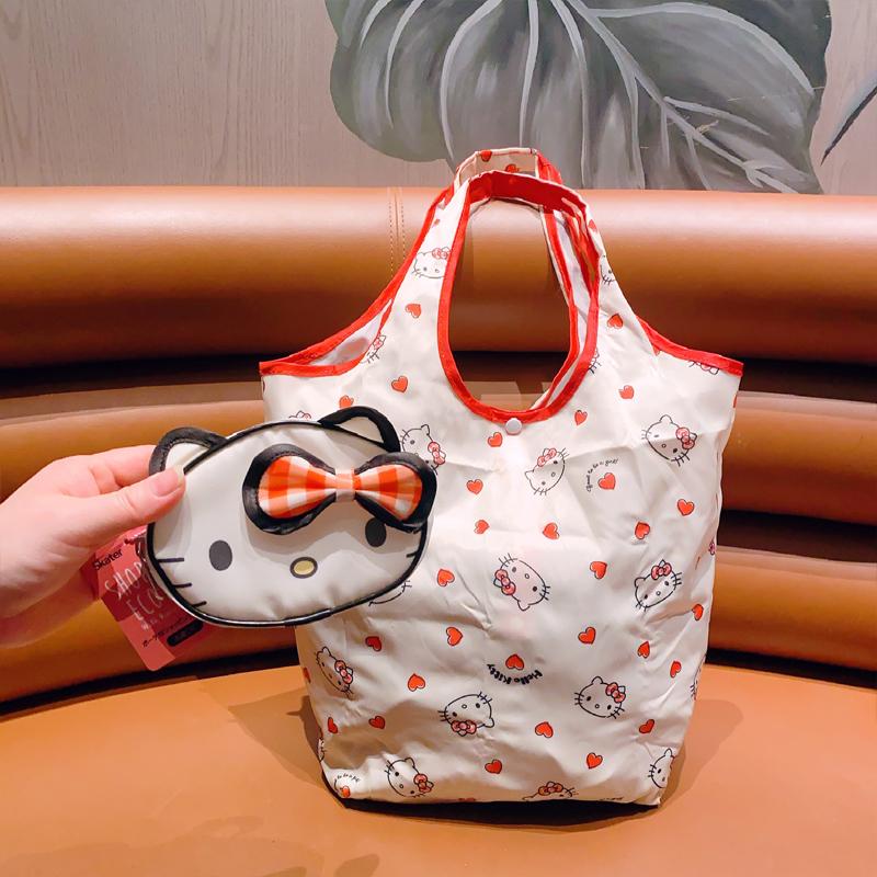 新款卡通凯蒂猫单肩购物袋