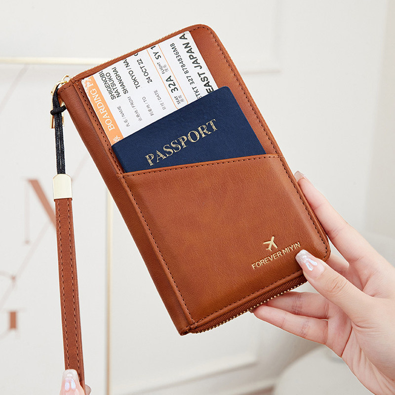 护照夹便携钱包护照一体包