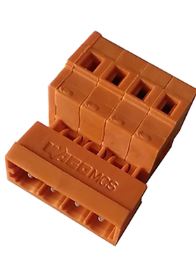 德国正品4极MCS针型连接器231-634公头插针4p接线端子5.08mm间距