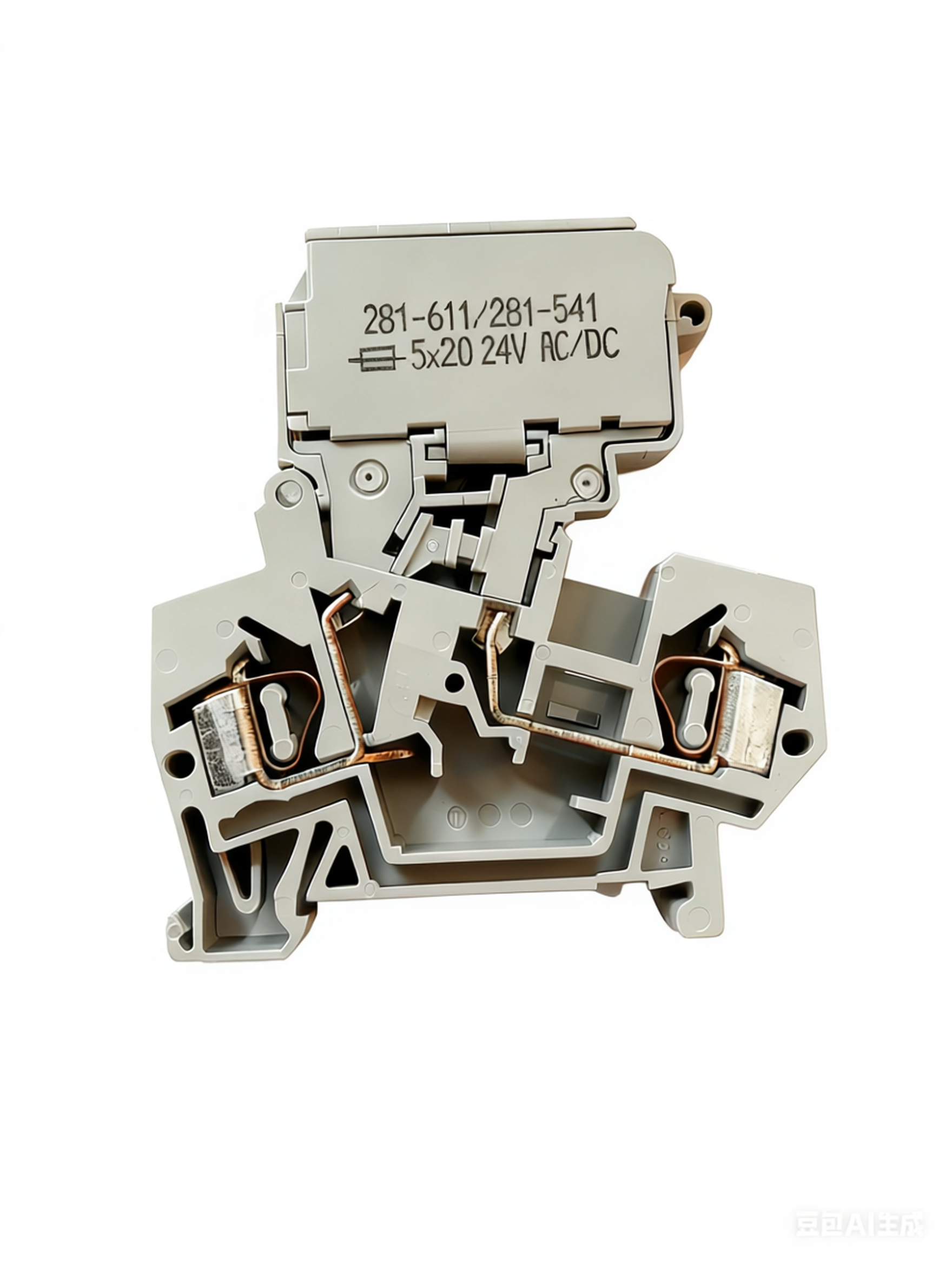 德国正品带指示灯保险丝接线端子281-611/281-541阻燃4mm