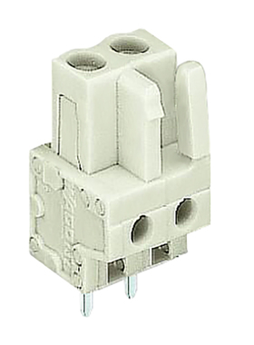 德国正品THT孔型5极MCS插座0.6x1mm直针2p接线端子722-132间距5mm