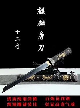 龙泉刀剑唐横刀锦衣卫绣春刀刀剑古风汉剑冷兵器秦王剑麒麟未开刃
