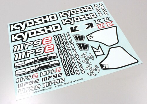 KYOSHO京商 MP9E电动 越野车壳贴纸 IFD502 MP9 TKI4贴纸