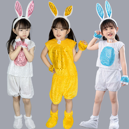 儿童小兔子动物演出服