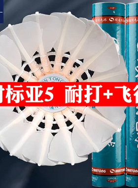 正品顺通6号羽毛球N6耐打耐用飞行王专业比赛训练装备室内外亚5球