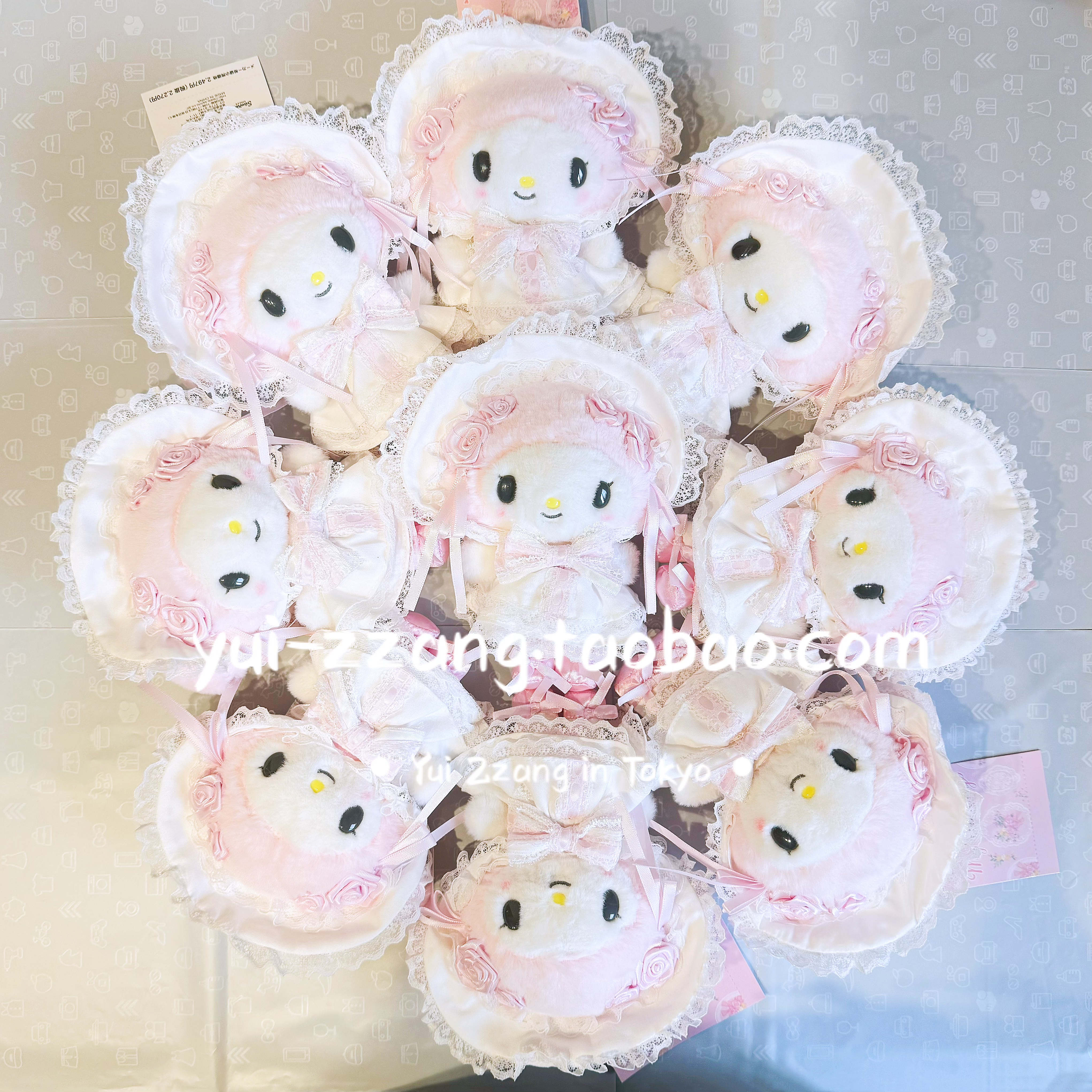 [顺丰包邮 30天内发货]Sanrio三丽鸥日版花嫁美乐蒂挂件