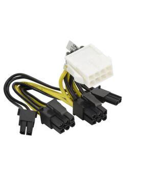 超微740GP/7049 CBL-PWEX-1040显卡电源线8P母转双8P 3090 A5000