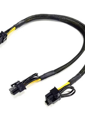 戴尔T7810/T7820/T7910/T7920显卡供电线8P转双8P V100 3090 P40