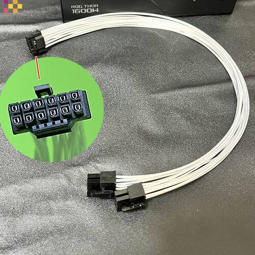 电源模组线镀银RTX3070 3080 3090公版小12P/12VHPWR 5.0显卡线