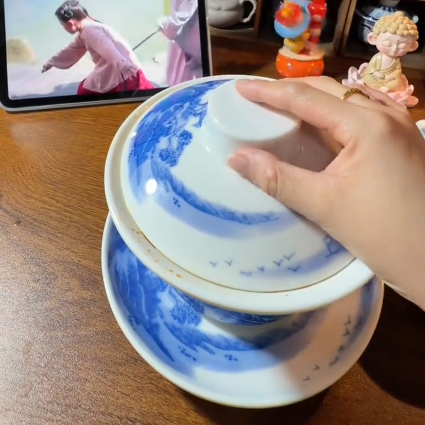 多功能盖碗防烫耐摔泡面碗大号茶杯碗带盖便携碗学生宿舍拌面汤碗