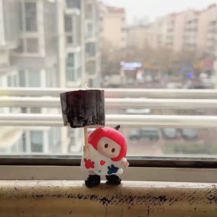 YOYO右右酱萌趣歪头手办公仔摆件生日礼物玩具可爱卡通新潮玩偶