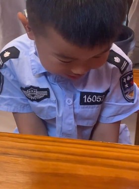男童夏季短袖警常服套装