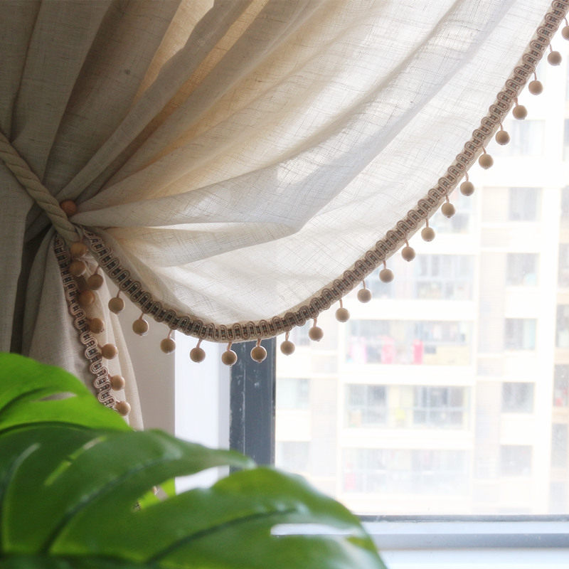 【木犀】点睛简约现代北欧原色棉麻亚麻环保日系不透人唯美窗纱,居家布艺,定制窗帘,淘宝优惠券,粉丝福利购,淘宝优惠卷