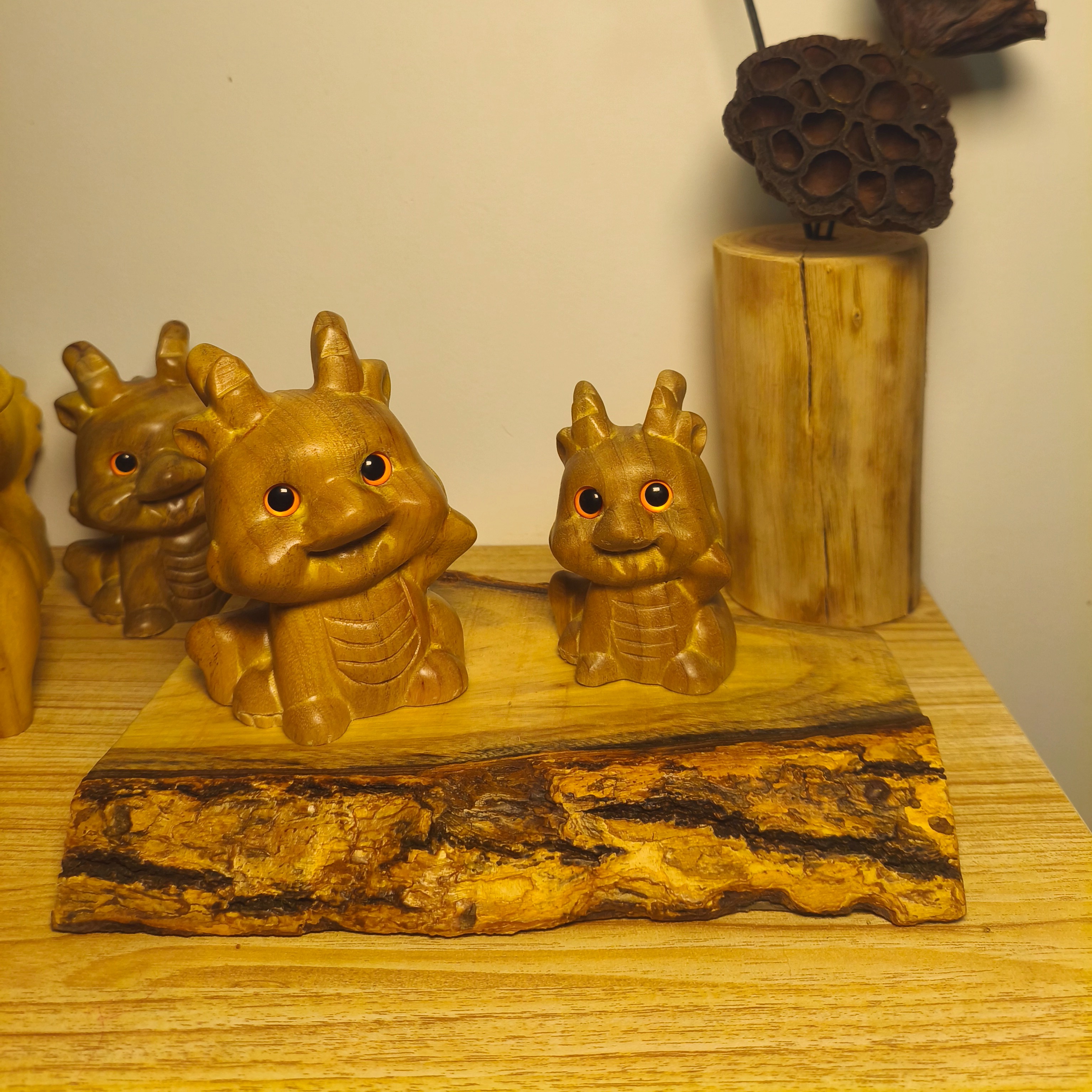 香樟木手工雕刻防蚊虫除甲醛摆件