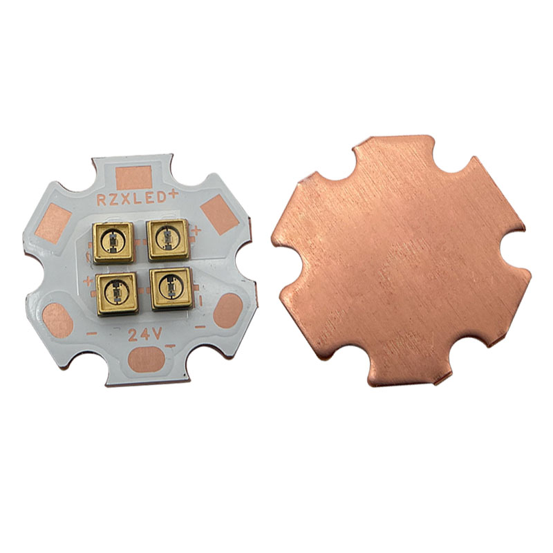 LED2W大功率UVC深紫外线260NM270NM280NM295NM254NM308NM24V灯板