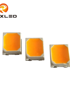 2835贴片led灯珠1W点粉黄光2200K色温电动摩托车示宽灯转弯灯