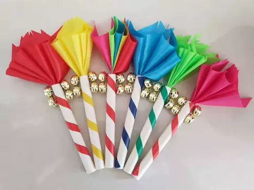 Детский сад легкий инструмент трах цветочный танец танец той спортивный реквизит детский звуковой палочка кнут кнут