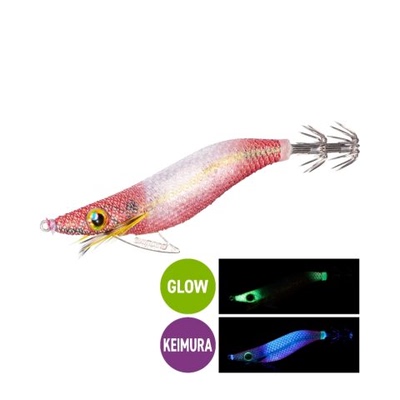 禧玛诺木虾QS-X25U夜光鱿鱼假饵