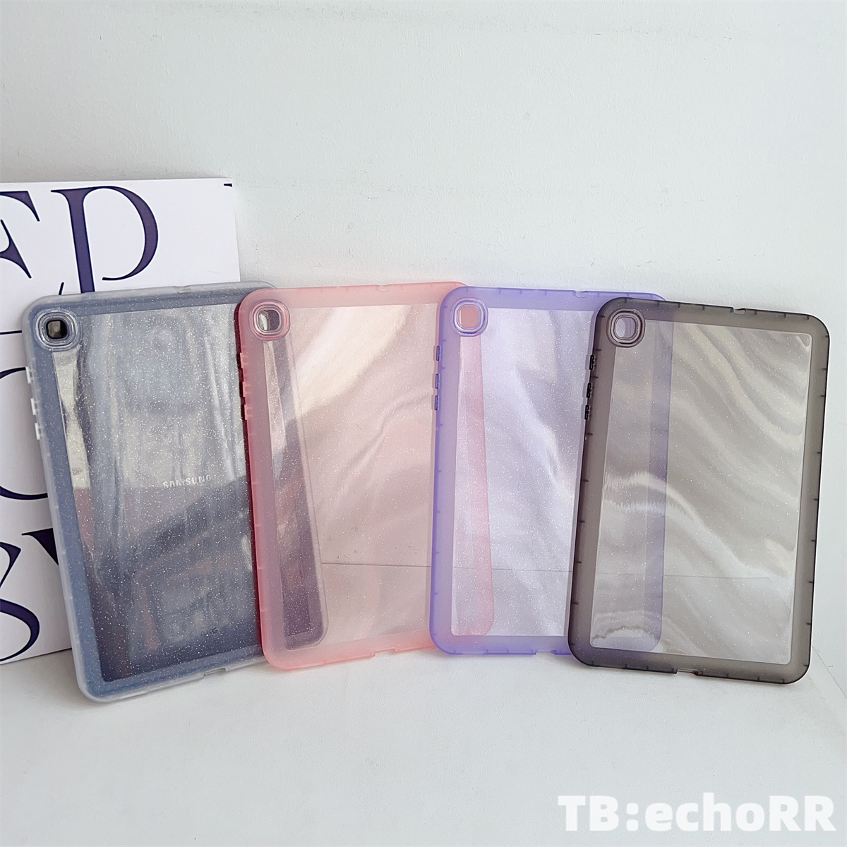 适用于三星TabS6Lite平板保护套 星空闪粉 ins风 糖果色 气囊 A9 A8 A7Lite 全包 11寸 S9+ S8 S7 防摔保护壳