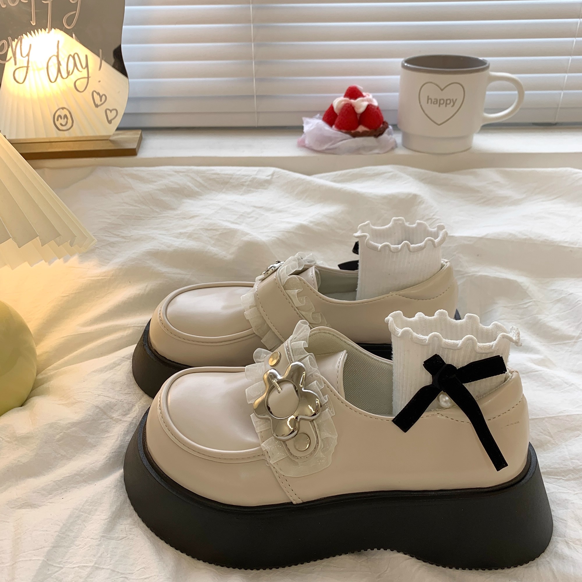 英国DGKP厚底玛丽珍小皮