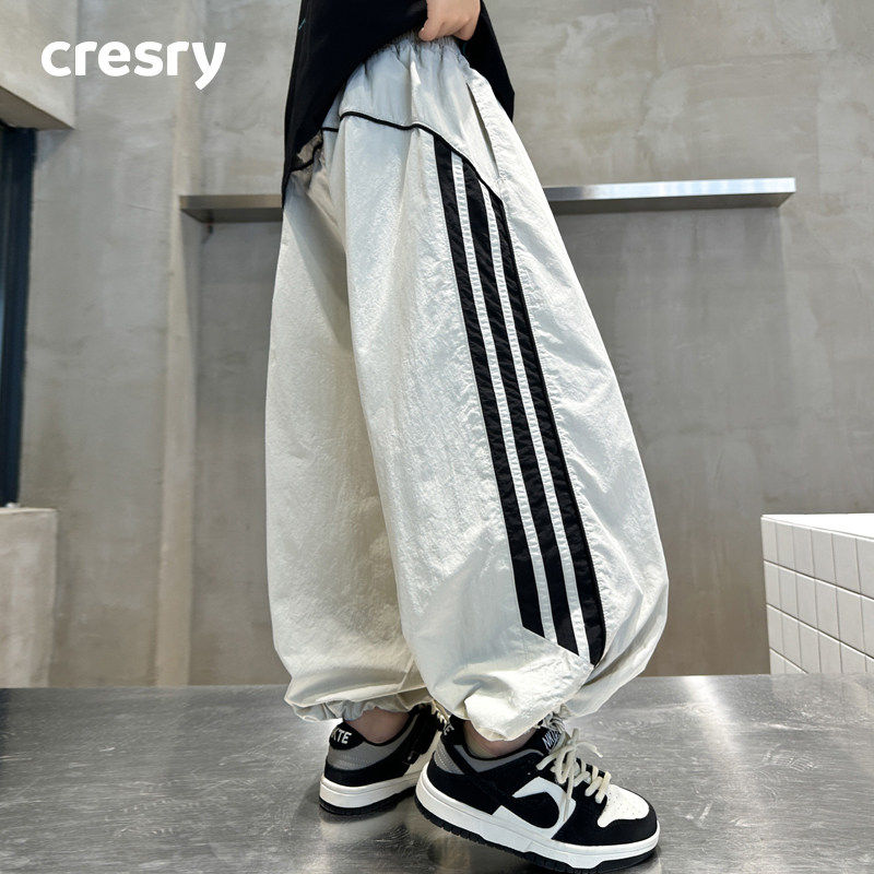 韩国CRESRY童装男童防蚊裤夏季2026新款儿童大男孩薄款休闲裤子潮