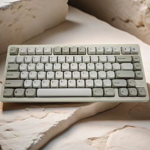 极简复古风键帽 pbt热升华MOA高度球帽适用于机械键盘68 8798 104