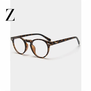 风再起时梁朝伟同款眼镜男士复古日系圆框近视可配度数玳瑁框眼睛