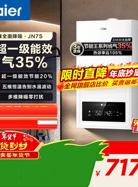 Haier/海尔 LL1PBD24-JN7SNXBMU1壁挂炉采暖炉变频超一级能效JN7S